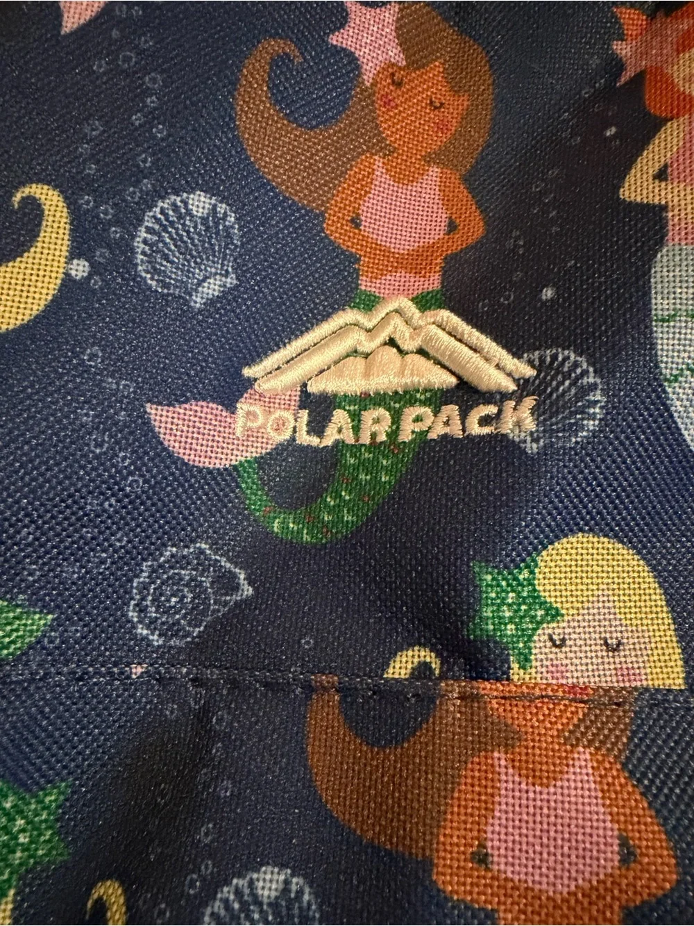 Polar Pack Navy Mermaid Print Kids Backpack